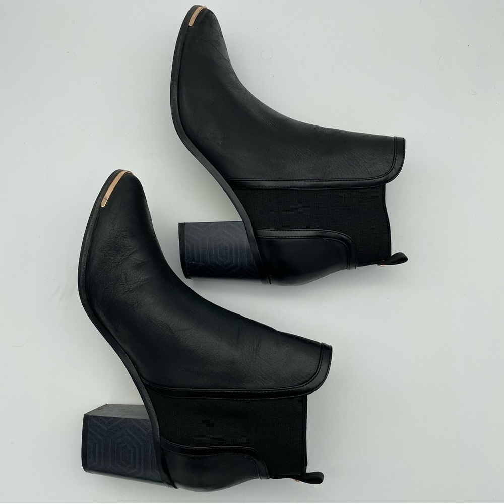 SOLD Ted Baker London Leihana black Ankle Leather boots, EU38.5 / Size 8 - Picture 9 of 16